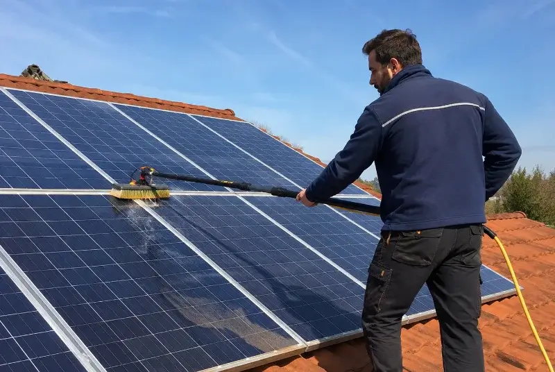 Nettoyage et entretien de panneaux solaires à Vernoux-sur-Boutonne